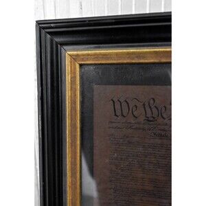 Large Constitution of the United States of America Vintage Framed USA Historical